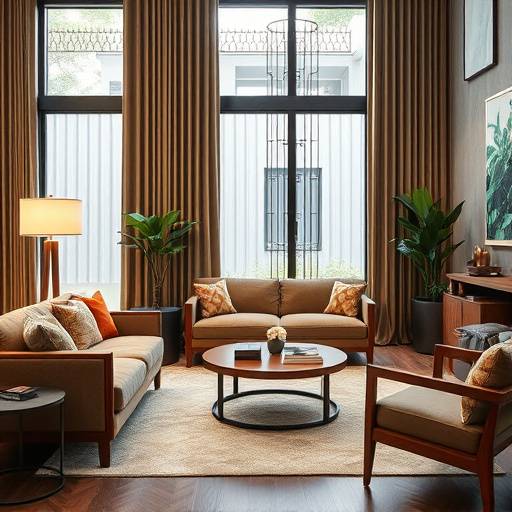 A beautifully designed modern living room featuring Artisan Home & Design furniture.