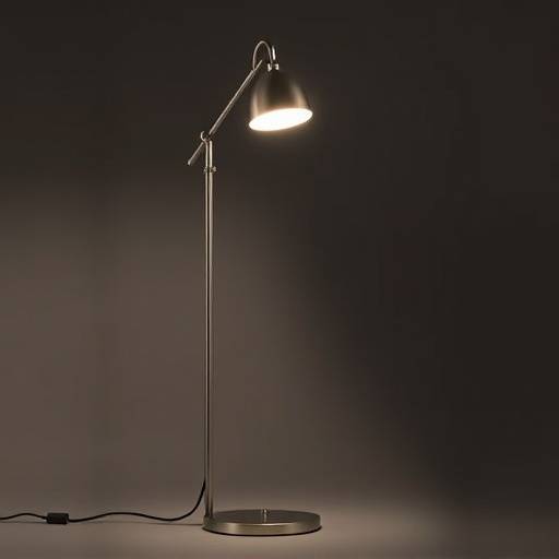 Stylish floor lamp with adjustable lighting
